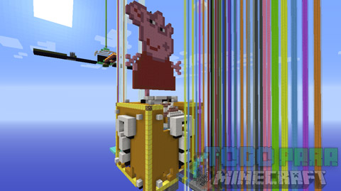 Peppa Pig Minecraft Mapa En Español 1