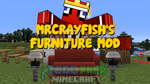 MrCrayfishs Furniture Mod Para Minecraft 1.8.8/1.8/1.7.10/1.7.2