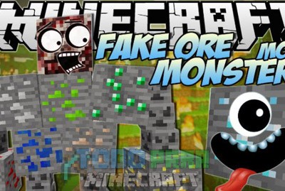 Fake Ores 2 Mod Minecraft 1.9.4/1.9/1.8.9/1.8