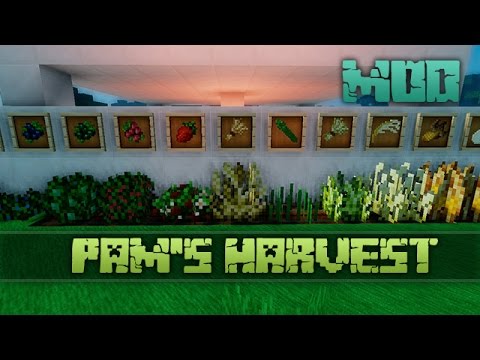 Mod Pam’s HarvestCraft para Minecraft 1.10/1.9/1.8/1.7